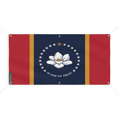 Drapeau mississippi polyester résistant aux intempéries