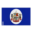Drapeau moncton polyester résistant avec œillets à gauche