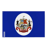 Drapeau moncton polyester résistant avec œillets à gauche