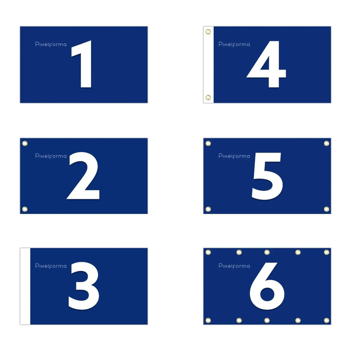 Drapeau montague plusieurs tailles en polyester - pixelforma