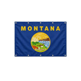 Drapeau du Montana format S en polyester avec dix œillets