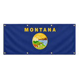 Drapeau montana polyester résistant aux intempéries