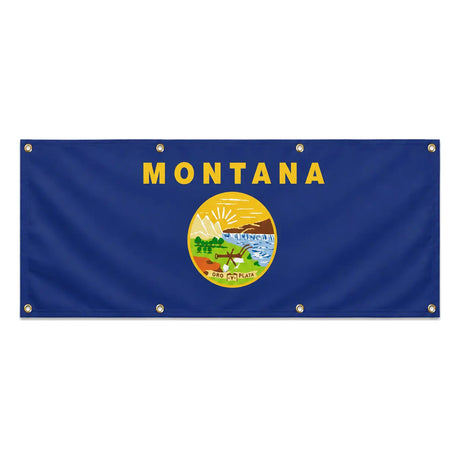 Drapeau montana polyester résistant aux intempéries