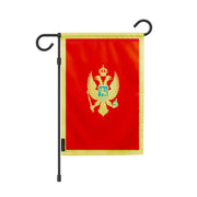 Drapeau monténégro jardin polyester durable coloris vif