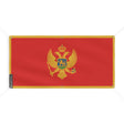 Drapeau monténégro polyester résistant aux intempéries