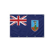 Drapeau de Montserrat format S en polyester avec dix œillets