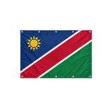 Drapeau de la Namibie format S en polyester avec dix œillets