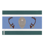 Drapeau nation innue québec labrador polyester œillets gauche