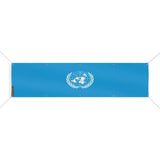 Drapeau nations unies en polyester résistant aux intempéries