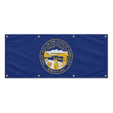 Drapeau nebraska polyester résistant aux intempéries