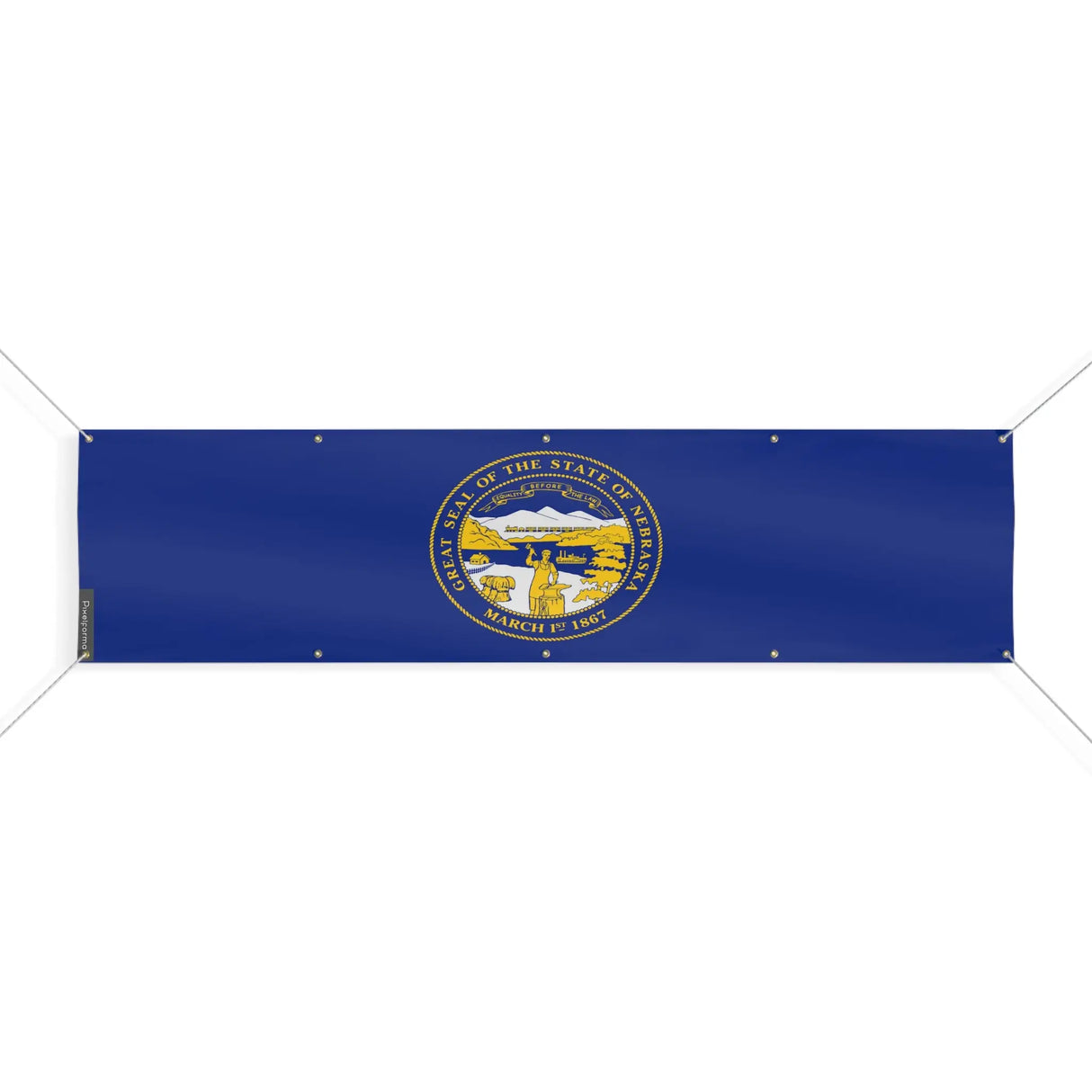 Drapeau nebraska polyester résistant aux intempéries