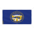 Drapeau nebraska polyester résistant aux intempéries six œillets