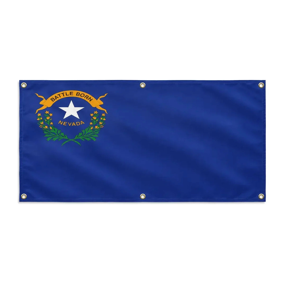 Drapeau nevada polyester résistant aux intempéries 6 œillets