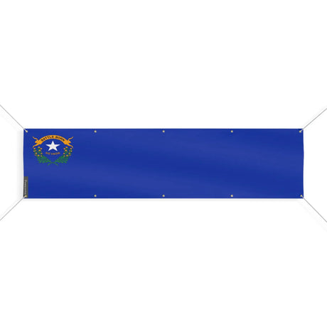 Drapeau nevada polyester résistant aux intempéries œillets