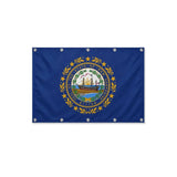 Drapeau du New Hampshire format S en polyester avec dix œillets