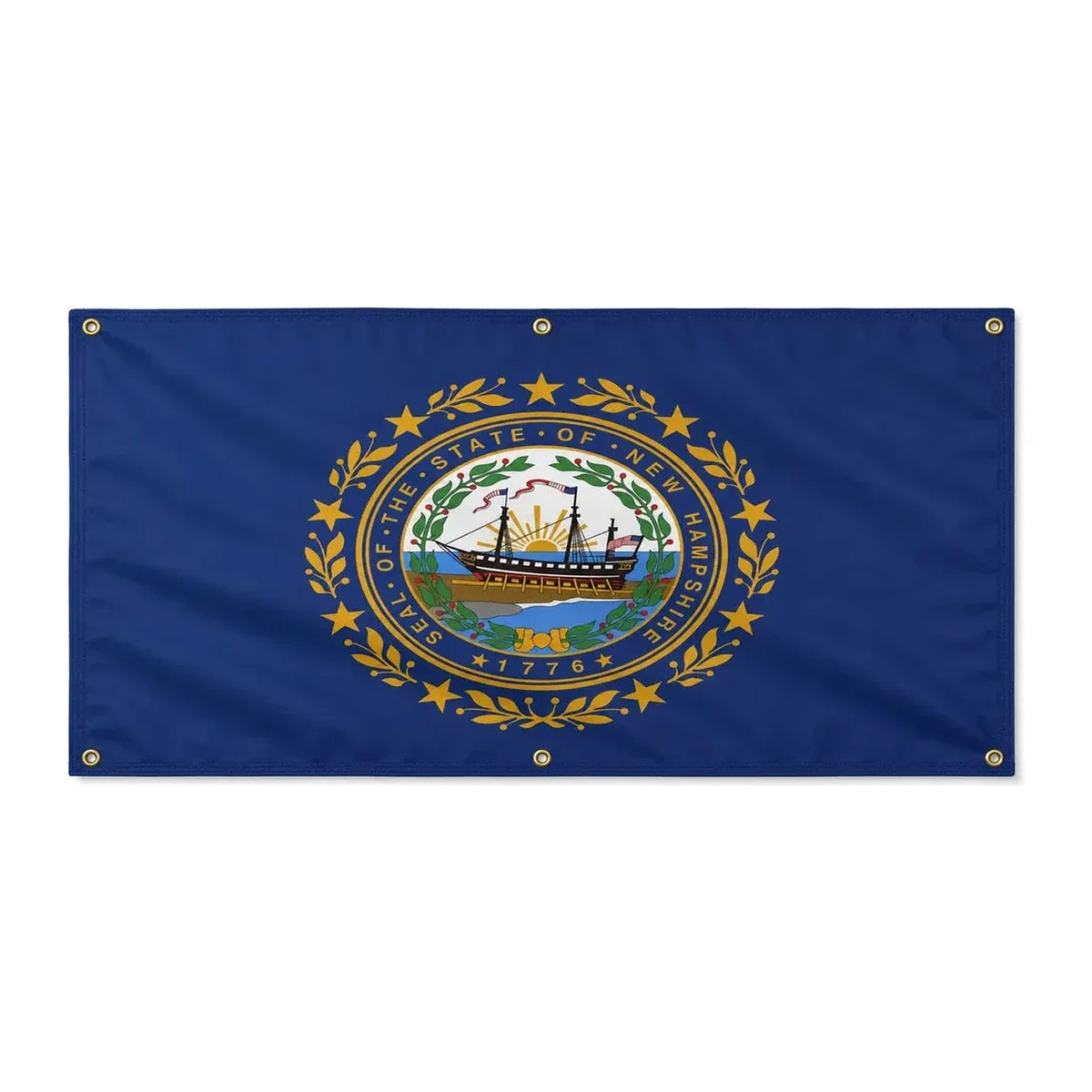 Drapeau new hampshire polyester résistant aux intempéries