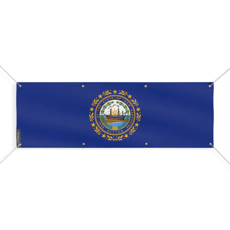 Drapeau new hampshire polyester résistant aux intempéries