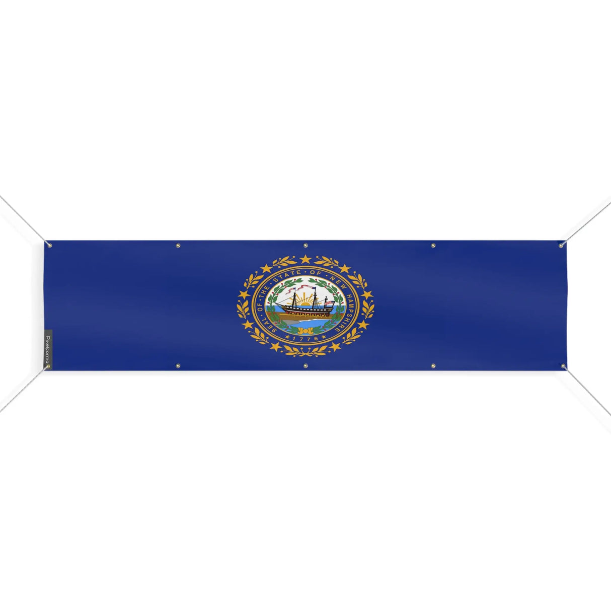 Drapeau new hampshire polyester résistant aux intempéries