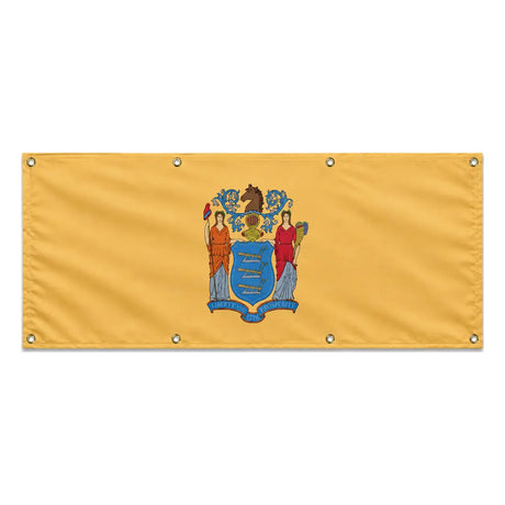 Drapeau new jersey polyester résistant aux intempéries