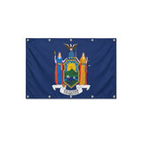Drapeau de New York format S en polyester avec dix œillets