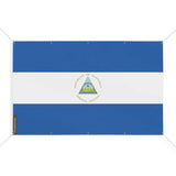 Drapeau nicaragua 10 oeillets en plusieurs tailles (s) - pixelforma