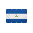 Drapeau du Nicaragua format S en polyester avec dix œillets