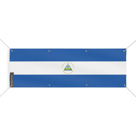 Drapeau nicaragua polyester résistant aux intempéries
