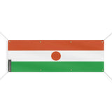 Drapeau niger polyester résistant pour usage extérieur
