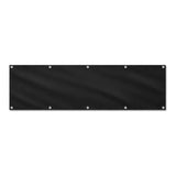 Drapeau Noir grand format XL en polyester avec dix œillets