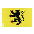 Drapeau nord polyester résistant avec œillets à gauche