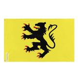 Drapeau nord polyester résistant avec œillets à gauche