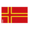 Drapeau normandie polyester résistant avec œillets à gauche