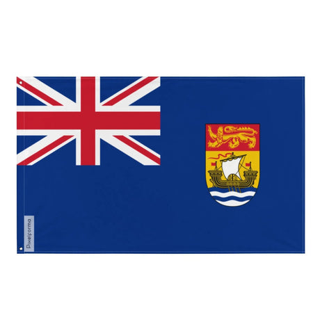 Drapeau nouveau-brunswick polyester résistant œillets à gauche