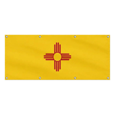 Drapeau nouveau-mexique polyester résistant aux intempéries