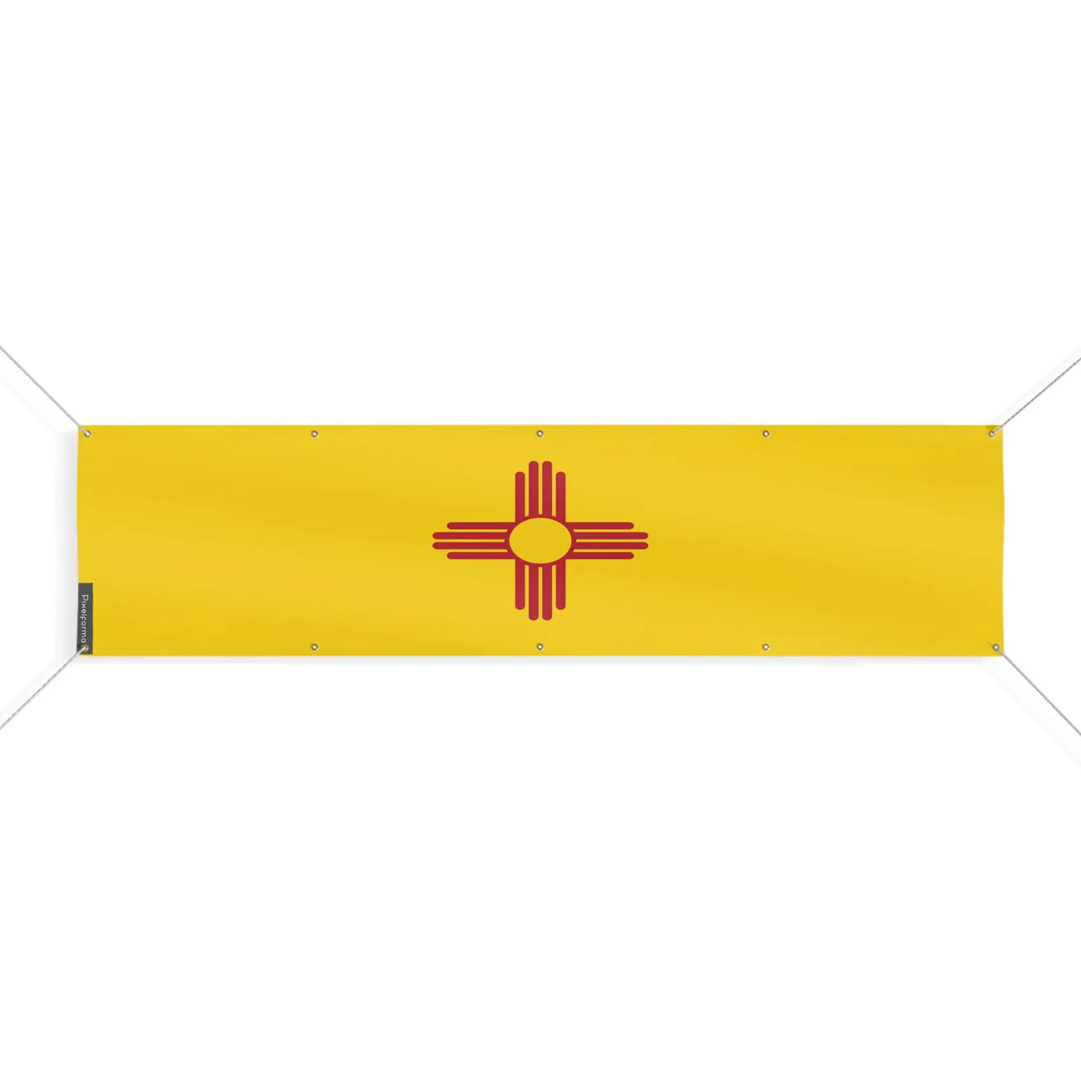 Drapeau nouveau-mexique polyester résistant aux intempéries