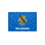 Drapeau de l'Oklahoma format S en polyester avec dix œillets