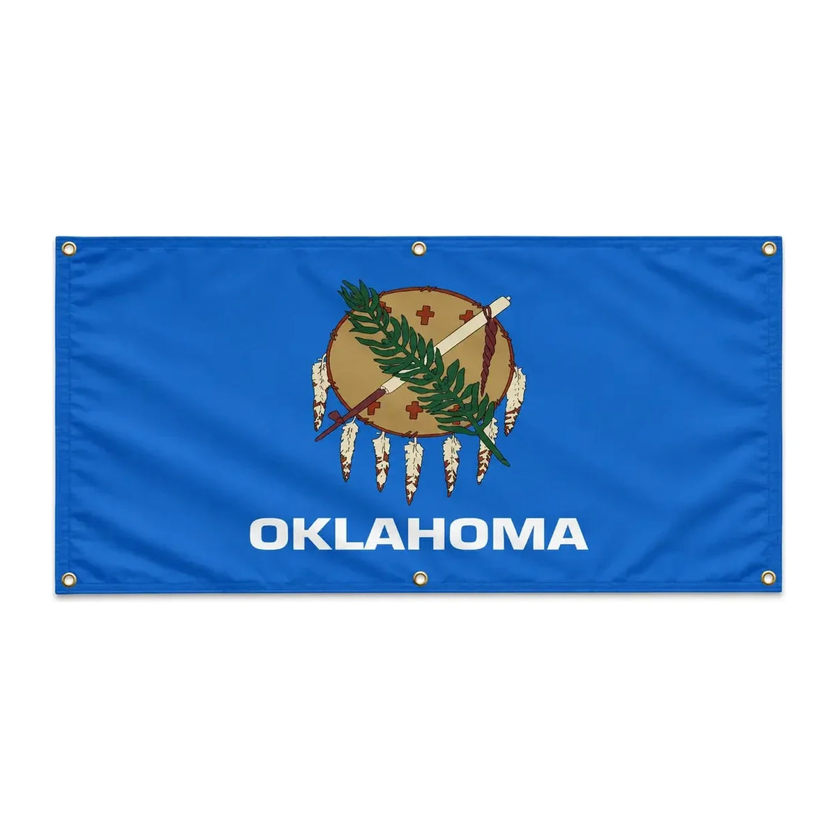Drapeau oklahoma polyester résistant aux intempéries