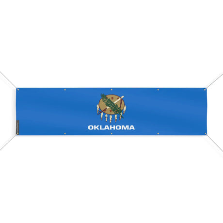 Drapeau oklahoma en polyester résistant aux intempéries