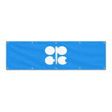 Drapeau de l'OPEP grand format XL en polyester avec dix œillets