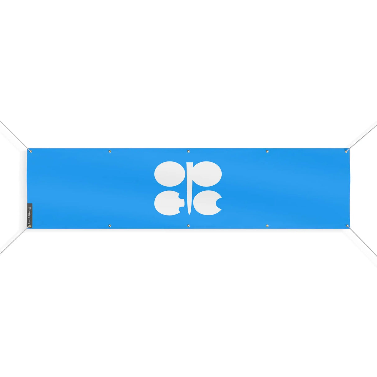 Drapeau opep polyester résistant aux intempéries 10 œillets