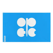 Drapeau opep polyester résistant avec œillets à gauche