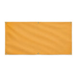 Drapeau orange clair en polyester résistant avec œillets