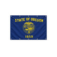 Drapeau de l'Oregon format S en polyester avec dix œillets