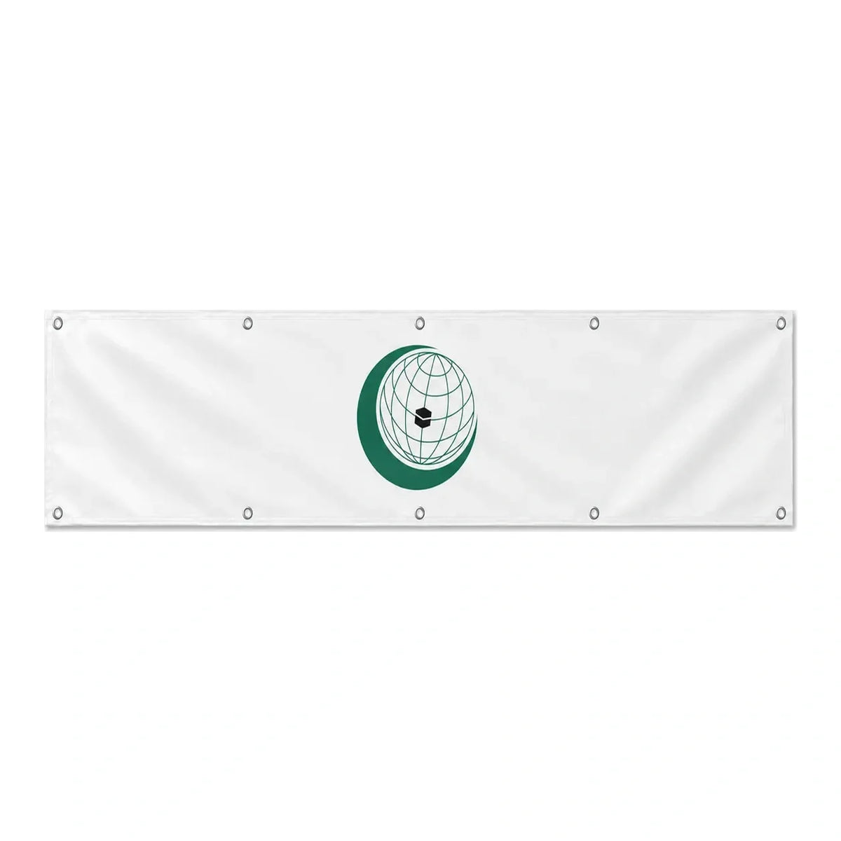 Drapeau de l'Organisation de la coopération islamique grand format XL en polyester avec dix œillets
