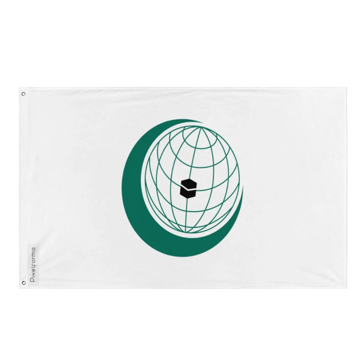 Drapeau organisation de la coopération islamique polyester résist