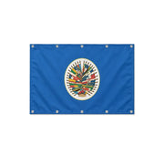 Drapeau de l'Organisation des États américains format S en polyester avec dix œillets