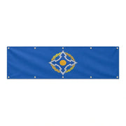 Drapeau de l'Organisation du traité de sécurité collective grand format XL en polyester avec dix œillets