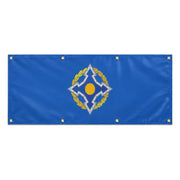 Drapeau organisation sécurité collective polyester résistant