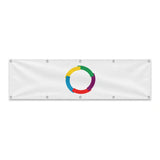 Drapeau de l'Organisation internationale de la francophonie grand format XL en polyester avec dix œillets
