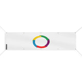 Drapeau organisation internationale polyester résistant extérieur